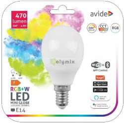  Avide Smart LED Mini Globe 4.9W RGB+W WIFI + BLE APP Control