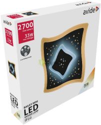  Avide Fali Design Oyster Bailey mini 3 kapcsolsi md 33W