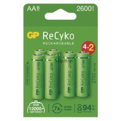  GP ReCyko+ 2700mAh ceruza akkumultor 4+2 J!