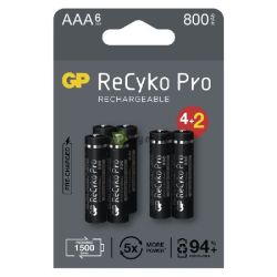  GP Recyko Pro 800 mAh mikroceruza akkumultor 4+2 J!