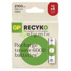  GP GP ReCyko NiMH Akkumultor HR6 (AA) 2100mAh 6db
