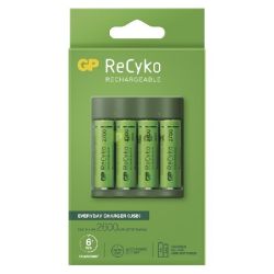  GP GP Akkumultor tlt USB Adapter Everyday B421+4xAA GP ReCyko 2700mAh