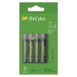  GP akkumultor tlt USB Adapter Speed M451+4xAA GP ReCyko 2700mAh