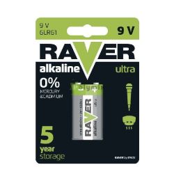  Raver Ultra alkli 9V elem C/1