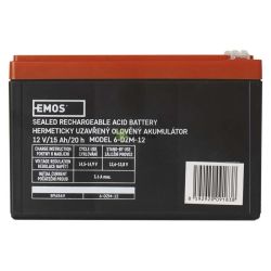  EMOS 12V - 15 Ah zsels akkumultor ciklikus