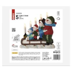  EMOS home deco gyertya mikuls 5LED ip20 2xAA id mf