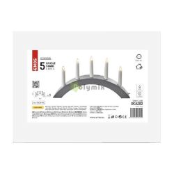  EMOS home deco gyertya llv szrke 9LED e10 ip20 id mf