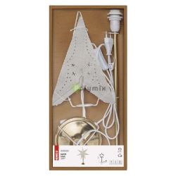  EMOS LED paprcsillag, aranyszn talppal, 45 cm, beltri