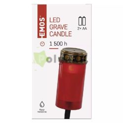  EMOS LED temeti mcses leszrhat, 25 cm, 2x AA, kltri s beltri, vintage