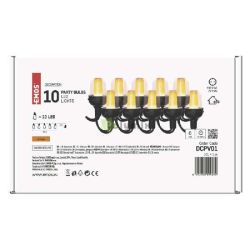  EMOS LED fnyfzr  10x party g, 4,5 m, kltrre s beltrre, vintage