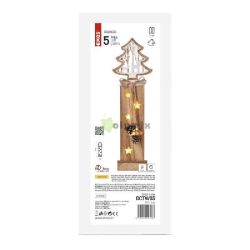  EMOS kari deko fa feny 48cm 5LED 2xAA idz meleg fehr