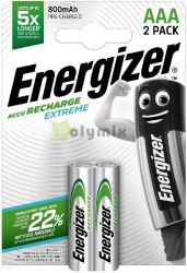  Energizer Akkumultor Extreme Mikro 800mAh AAA B2