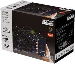  Entac Karcsonyi 120 LED Fzr CW 9m Tuya APP