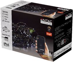  Entac Karcsonyi 120 LED Fzr WW 9m Tuya APP
