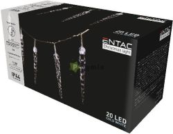  Entac Karcsonyi 20 LED Manyag 16cm Jgcsapfzr CW 3m