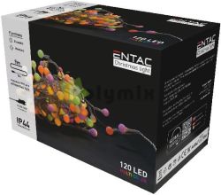  Entac Karcsonyi IP44 Fnyfzr 15mm Balls 120 LED 9m MC