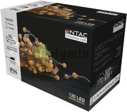  Entac Karcsonyi IP44 Fnyfzr 15mm Balls 120 LED 9m WW