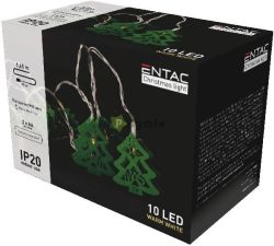  Entac Fa Karcsonyfa Zld 10 LED WW 1,65m
