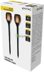  Entac Kerti Szolr fklya lng effekttel 56cm 33 LED 2db/csomag