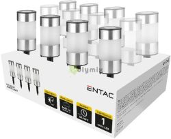  Entac Kerti Szolr Lmpa 21cm Rozsdamentes acl 1 LED 12/knl