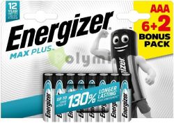  Energizer Max Plus Alkli Ceruza Elem AA B6+2