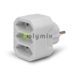  Entac Hlzati Adapter 3 Aljzat (3 Euro)