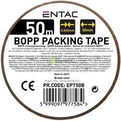  Entac Csomagol szalag 0.045x50mm Barna 50m