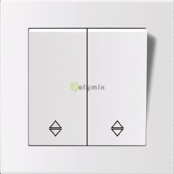  Entac 106+6 Arnold sllyeszthet dupla vltkapcsol Fehr