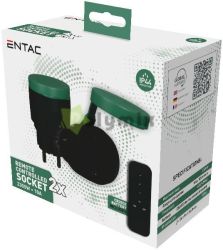  Entac Tvirnyts IP44 Hlzati Adapter + 2 IP44 Aljzat