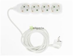  Entac Eloszt 4 Foglalat 1,5m 3G1,5