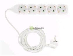  Entac Eloszt 5 Foglalat 1,5m 3G1,5
