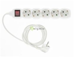  Entac Eloszt 5 Foglalat Kapcsolval 3m 3G1,5