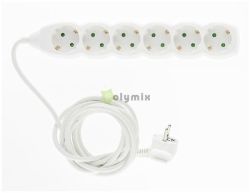  Entac Eloszt 6 Foglalat 1.5m 3G1.5
