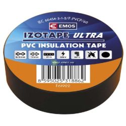  EMOS SZALAG PVC 19/20 FEKETE