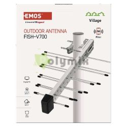  EMOS Univerzlis antenna VILLAGE FISHV700, DVB-T2, LTE/4G/5G szr