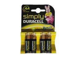  Duracell SIMPLY alkli ceruzaelem C/4