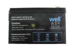  WELL 12V - 9 Ah zsels akkumultor