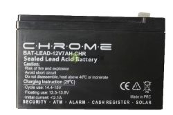  WELL 12V 7Ah zsels akkumultor Chrome