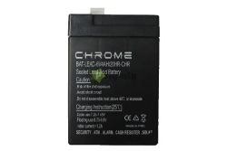  WELL 6V 4Ah zsels akkumultor Chrome