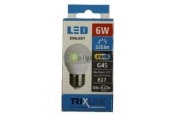  TRIXLINE 6W-E27 LED kisgmb izz 6500K