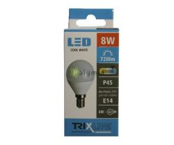  TRIXLINE 8W-E14 G45 kisgmb LED izz 6500K