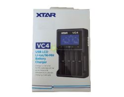  XTAR VC4 akkutlt 4 db lithium akkuhoz