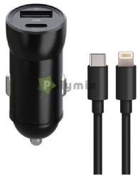  Maxlife Maxlife Auts Tlt 1x USB-C 1x USB 20W + USB-C - Lightning Kbel 27W