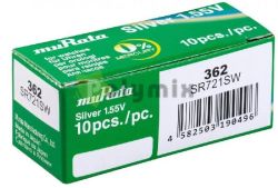  MURATA 362 ezst-oxid gombelem SR721SW C/1 (Sony)