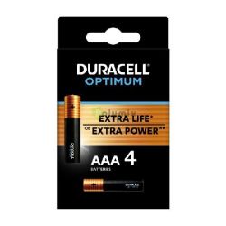  Duracell OPTIMUM alkli mikroceruzaelem C/4