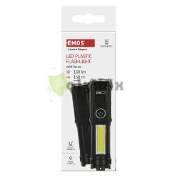  EMOS LED-es jratlthet manyag zseblmpa P3214, 150 lm