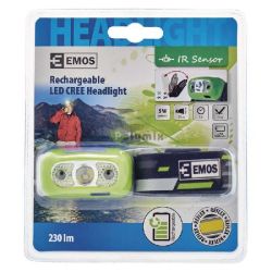  EMOS 5W CREE LED akkumultoros fejlmpa