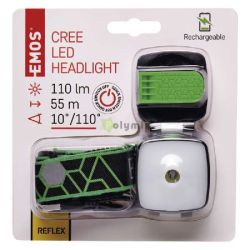  EMOS 3W CREE + 4 SMD LED akkumultoros fejlmpa