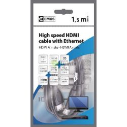  EMOS hdmi+ethernet a/m-a/m 1,5m