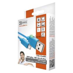  EMOS USB kbel 2.0 A dug - micro B kk 1m
